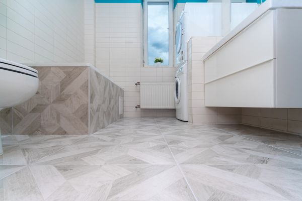 Bathroom Floor Remodeling in Overland Park